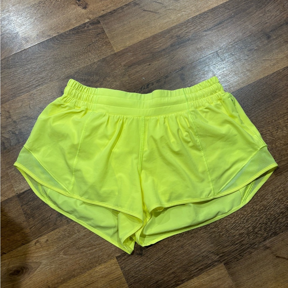 lululemon athletica Yellow Athletic Shorts